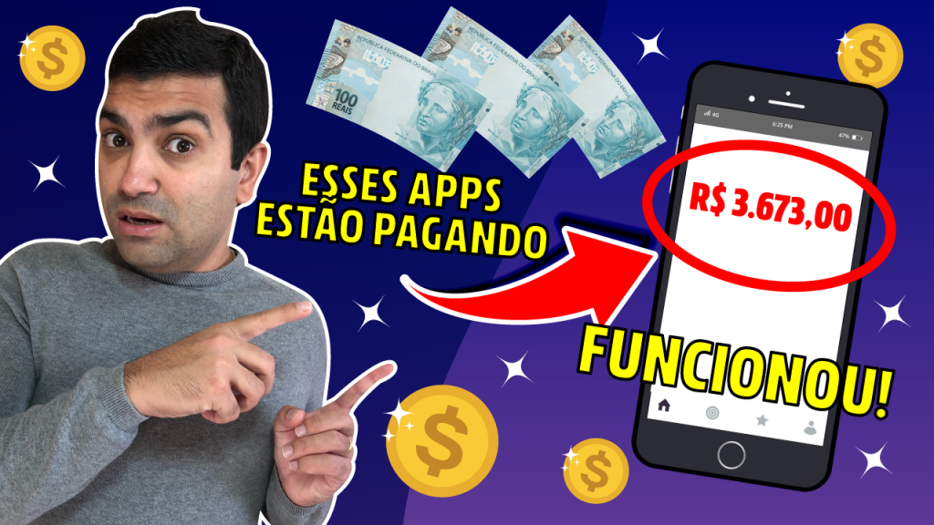 Top 3 Aplicativos Para Ganhar Dinheiro Na Internet Todo Dia Os