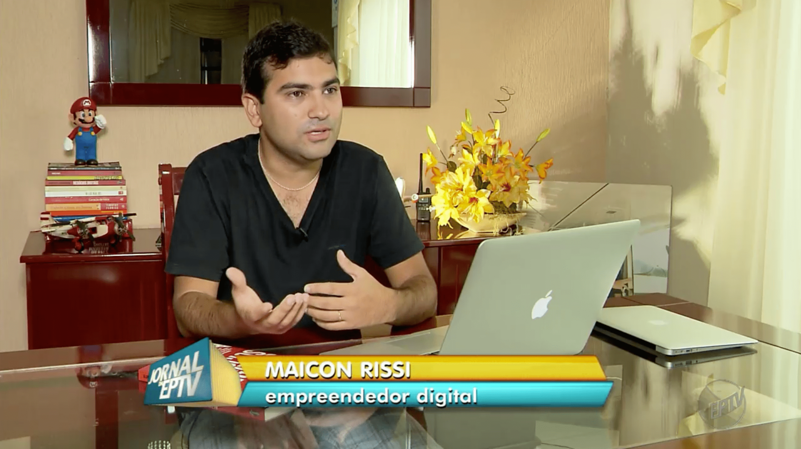 Maicon Rissi Na TV | Reportagem Sobre O Trabalho Em Casa | Home Office